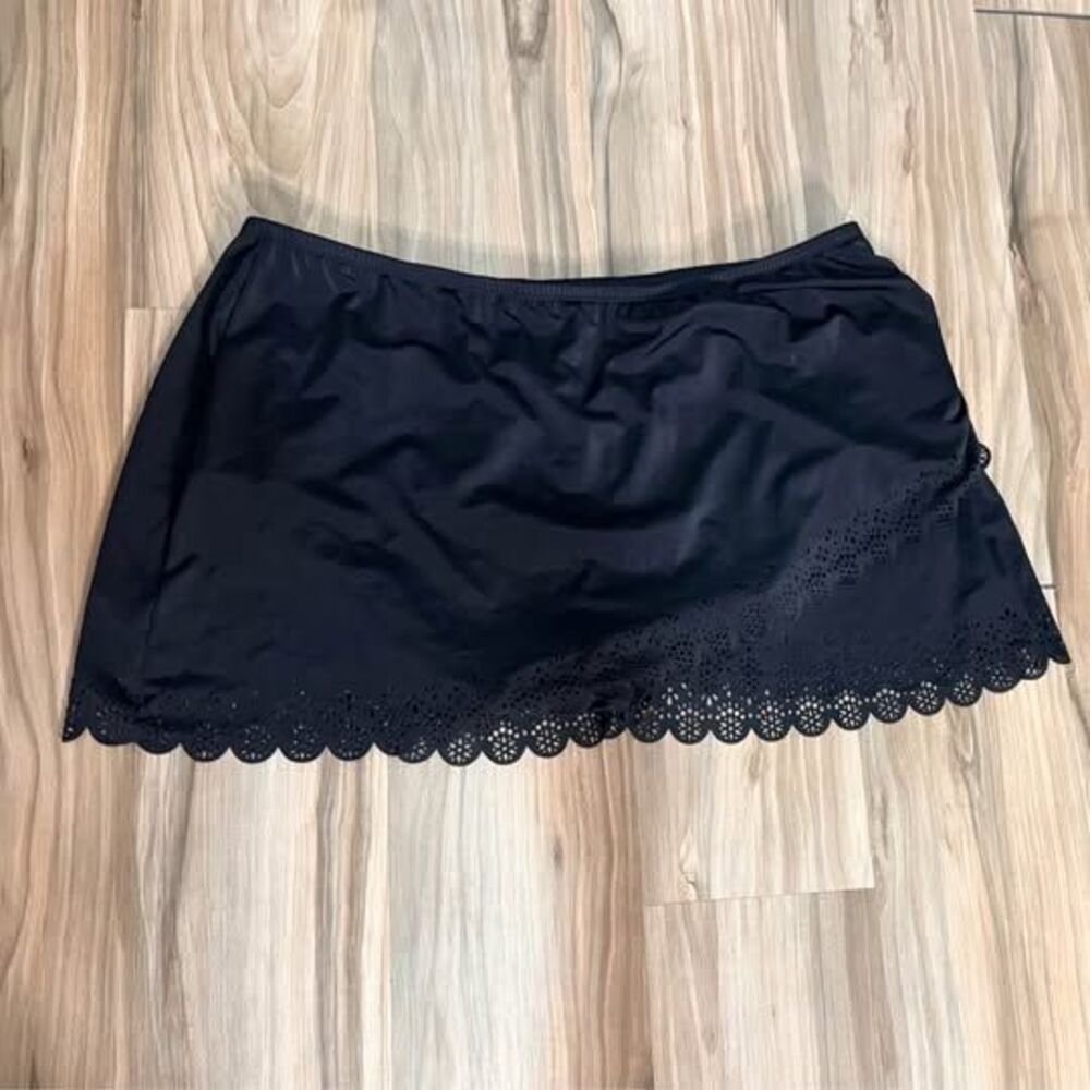 3X 26/28 Swim Skirt Cacique Lane Bryant waist 22”=relax to 27”stretched C7375 - Picture 2 of 5